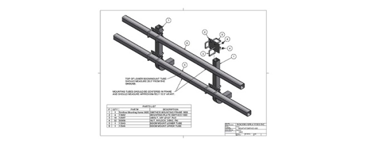 Mount Kit Smithco 1600