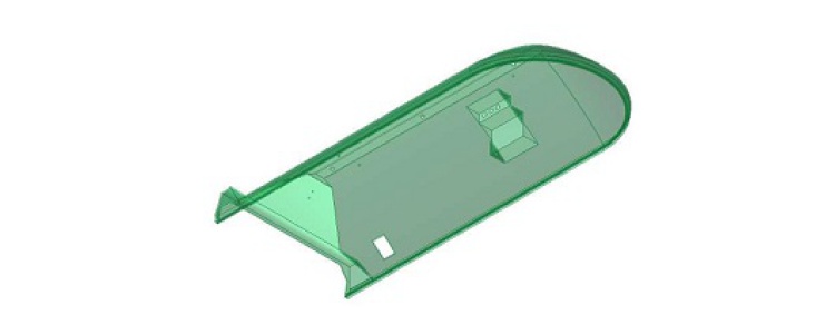 Shroud FA HP 3Noz Wing Grn Left