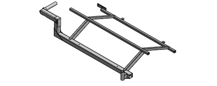 Wing Frame Left, WGF/FGF, Stl