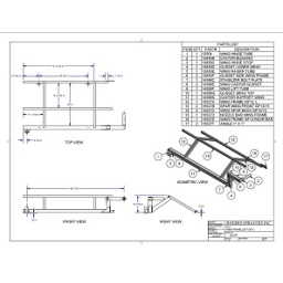 Wing Frame Right, GF13 Assby