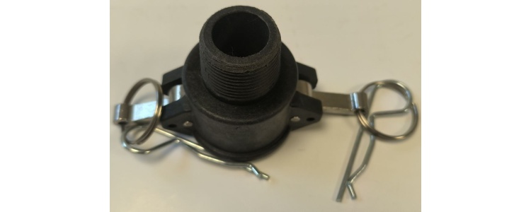 Ftg Camlock 3/4FCam x3/4MNPT Poly