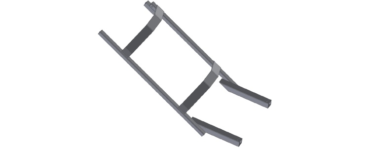 Wing Frame, FM, Right