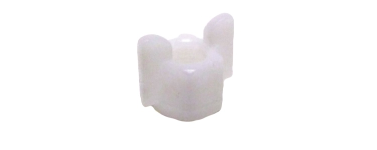 White Wing Nut 6X4 PVC, 200043, Salvarani