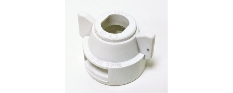 Cap TJ-NB, White Wide, Quick Teejet 25597 CP114442A-2-CE
