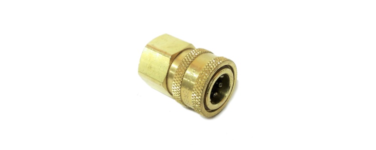 Ftg Brass Quick Coupler 3/8F x 3/8 FNPT
