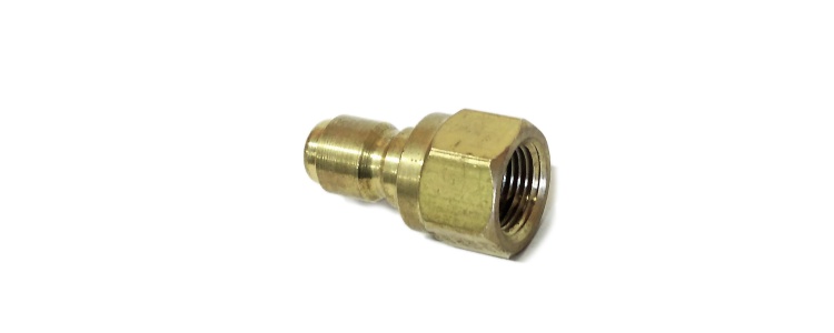 Ftg Brass Quick Coupler 3/8M x 3/8 FNPT