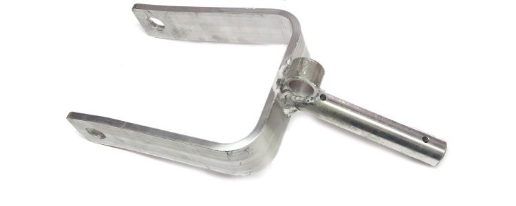 Castor Wheel Fork Assembly