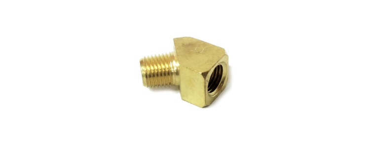 Ftg Brass Elb ST 1/4 NPT 45deg