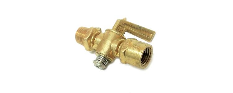 Fairview 2120B Brass Valve Shut Off Cock Pipe 1/4FNPTx1/4MNPT