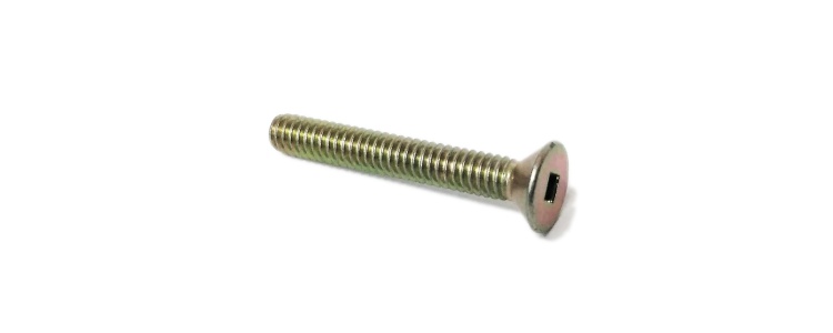 Bolt 1/4NCx2, Flat head