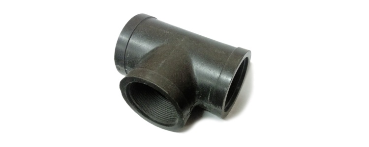 Ftg Poly Tee 2NPT F/F/F