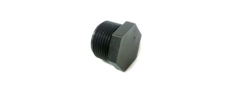 Ftg Poly Plug 3/4MNPT Hex