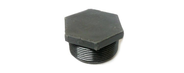 Ftg Poly Plug 1-1/2MNPT Hex