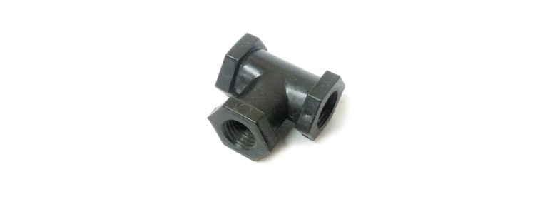 Ftg Poly Tee 1/4NPT F/F/F