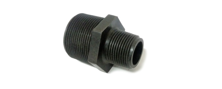 Ftg Poly Nipple 1-1/2MNPTx1MNP