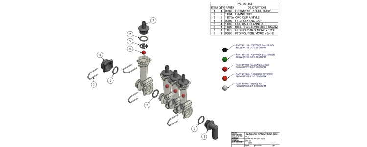 Flow Kit HP Ctr 4Col