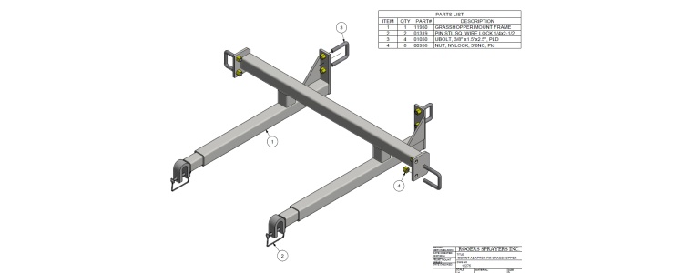 Mount Adapter FM Grasshopper