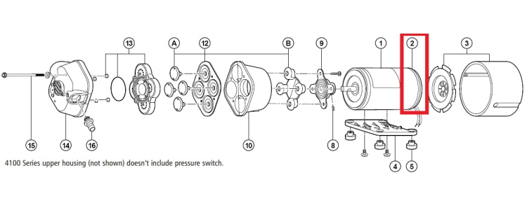 Repair Kit Flojet Brush 20115-220