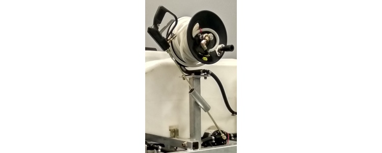 Hose Reel Kit, Manual w/hose & gun