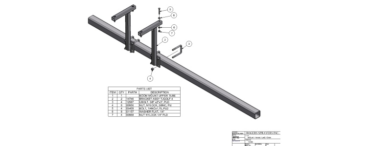 Mount Frame TJ4G Foam