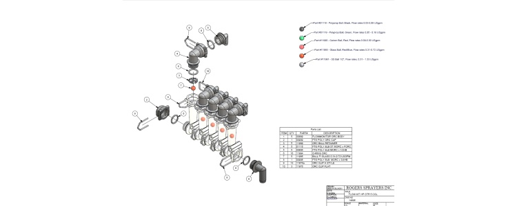 Flow Kit HP Ctr 5 Col