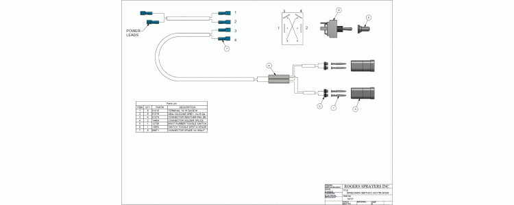 Wiring Harness Smithco SS1750 W/SW