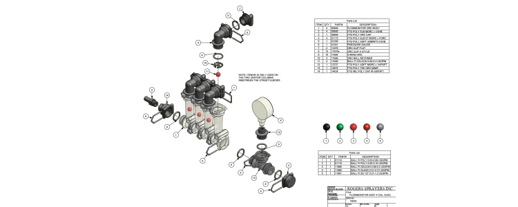 Flow Kit Assby 4col Elec (2010)