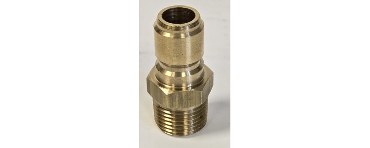 Ftg Brass Quick Coupler 1/2M x 1/2 MNPT