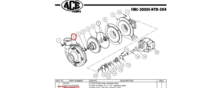 Ace Pumps,VOLUTE, 2,Ace Pumps,7AC-14-CCW-SS