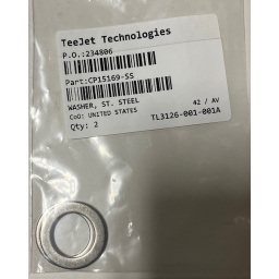 Spraying System,Teejet, WASHER, ST. STEEL,CP15169-SS