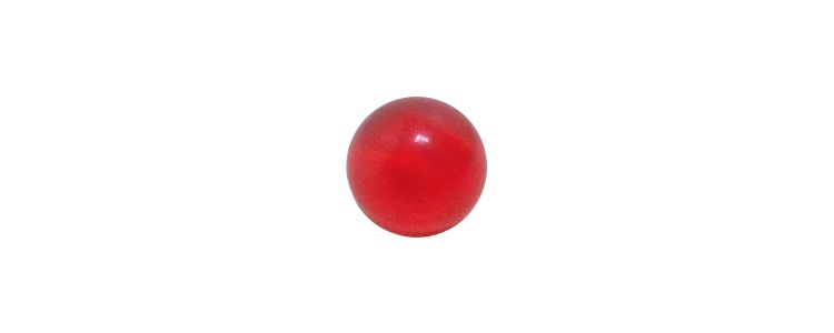 Ball Flow Indicator Glass, Red/Blue