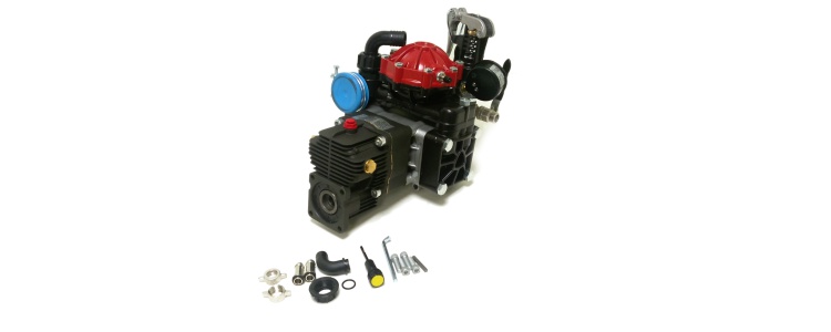 AR30 - Diaphragm Pump w/ Gearbox & Regulator AR30-GR3/4-GCI