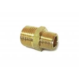 Ftg Brass Nipple 1/2x3/8NPT M/M