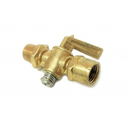 Fairview 2120B Brass Valve Shut Off Cock Pipe 1/4FNPTx1/4MNPT