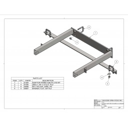 Mount Adapter FM Kubota F2100/2400