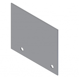 Backing Plate 3 col. flowmeter