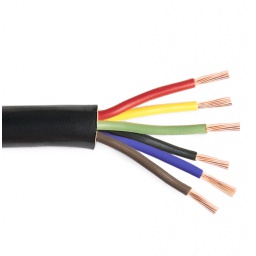 WT14-6 Trailer Cable Black PVC